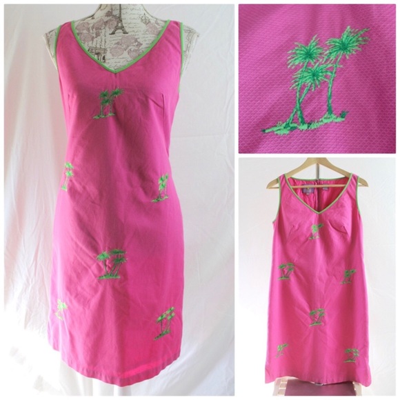 Hot Pink Frog Embroidered Capri Pants Sz 8 Critter - Picture 7 of 7